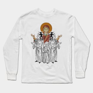 From Byzantium the prophecy of the evil that does not protect itself, get rid of it and pray Long Sleeve T-Shirt